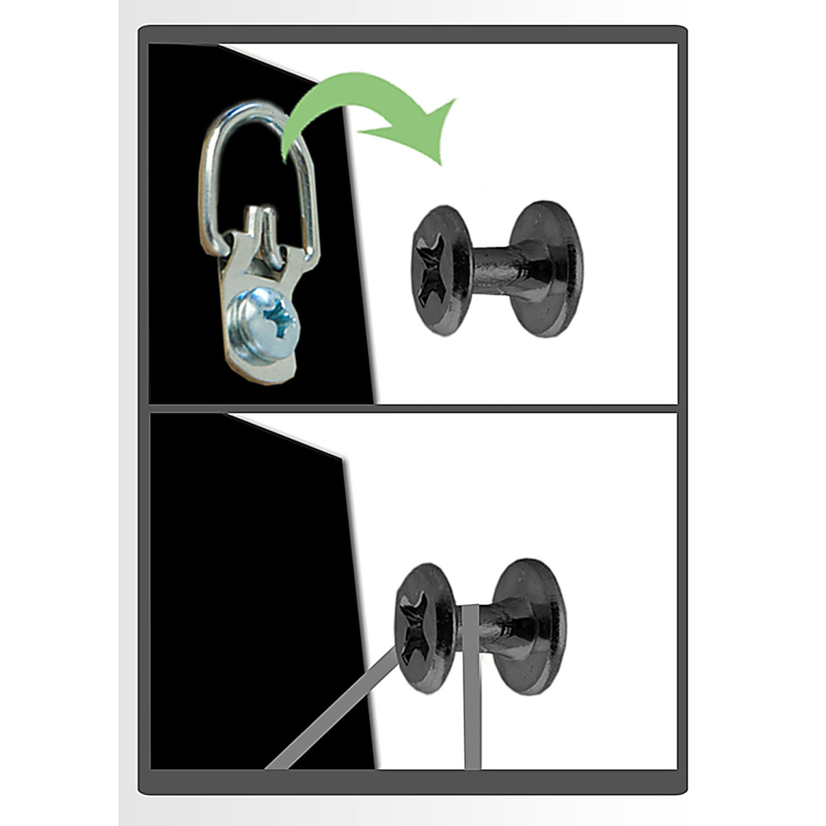 Hangman BCDSS6 Wall Hangers w/Anchors 100 lb. 6 each Self-Drilling