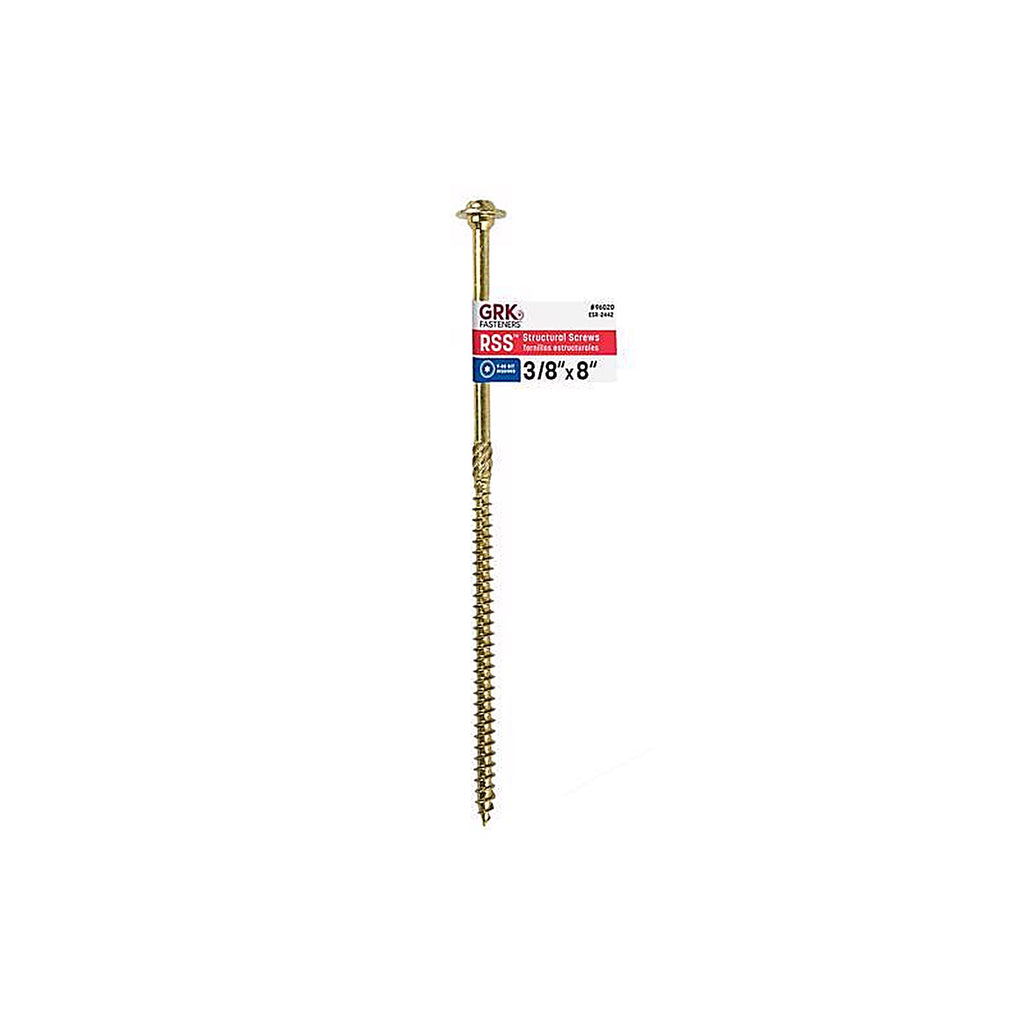 GRK Fasteners 96020 No. 20 x 8 in. L Star Round Head Structural Screws 25/Pack