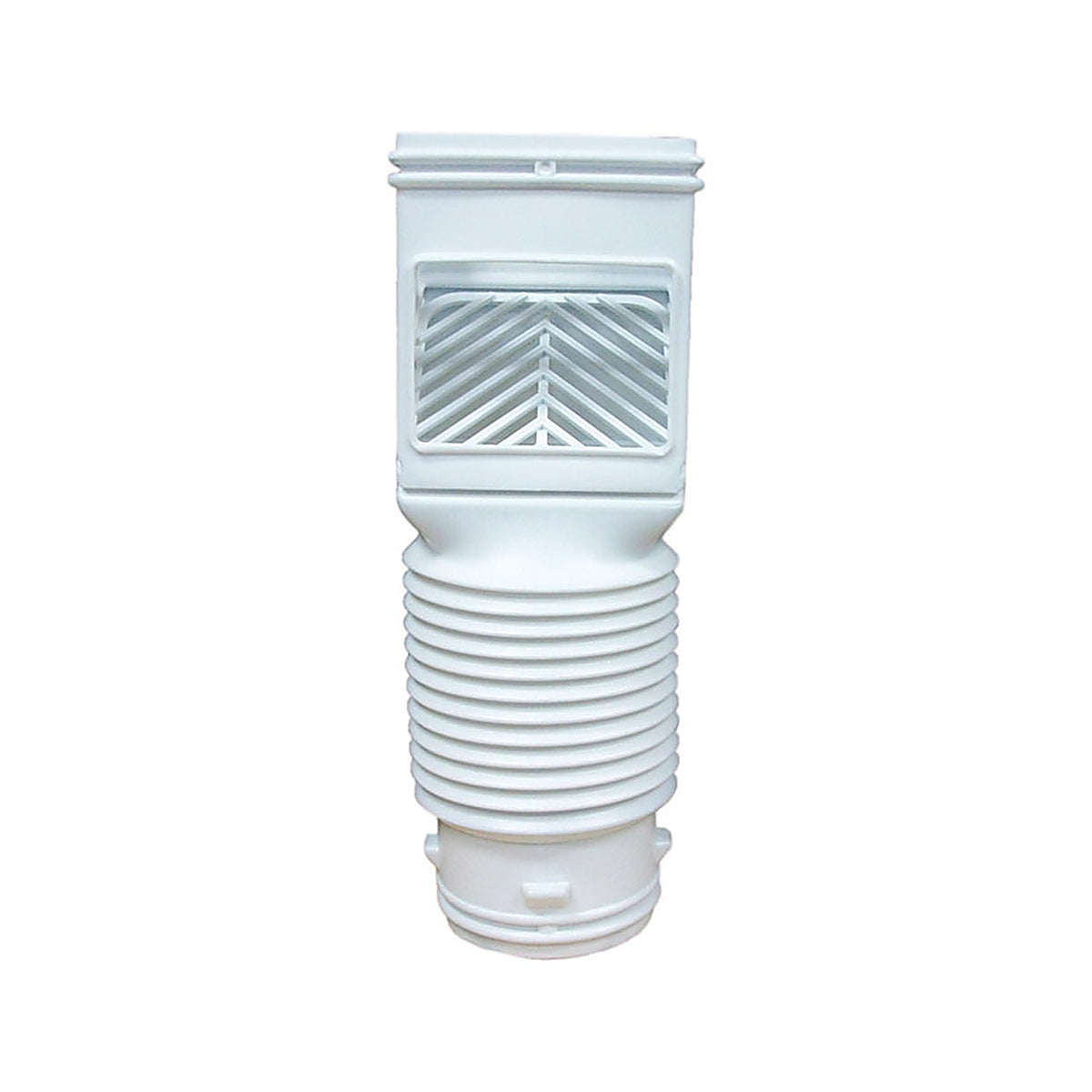 Amerimax 4490 12.75 in. H x 4.625 in. W x 4.625 in. L White Vinyl K Downspout Connector