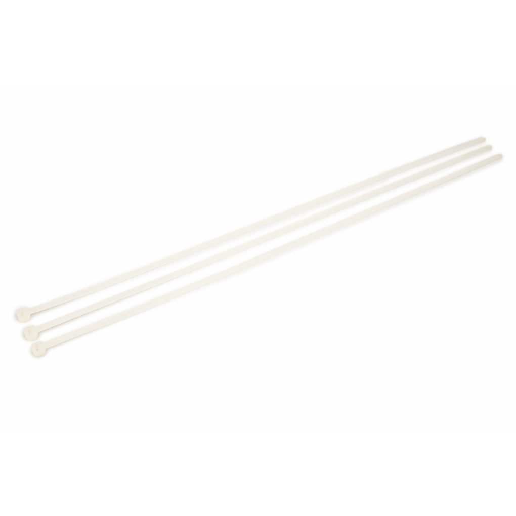 3M 59307 Standard Cable Tie CT15NT50-C, Natural, Nylon, 50 lbs. tensile strength, 0.18 in x 14.60 in, 100/bag