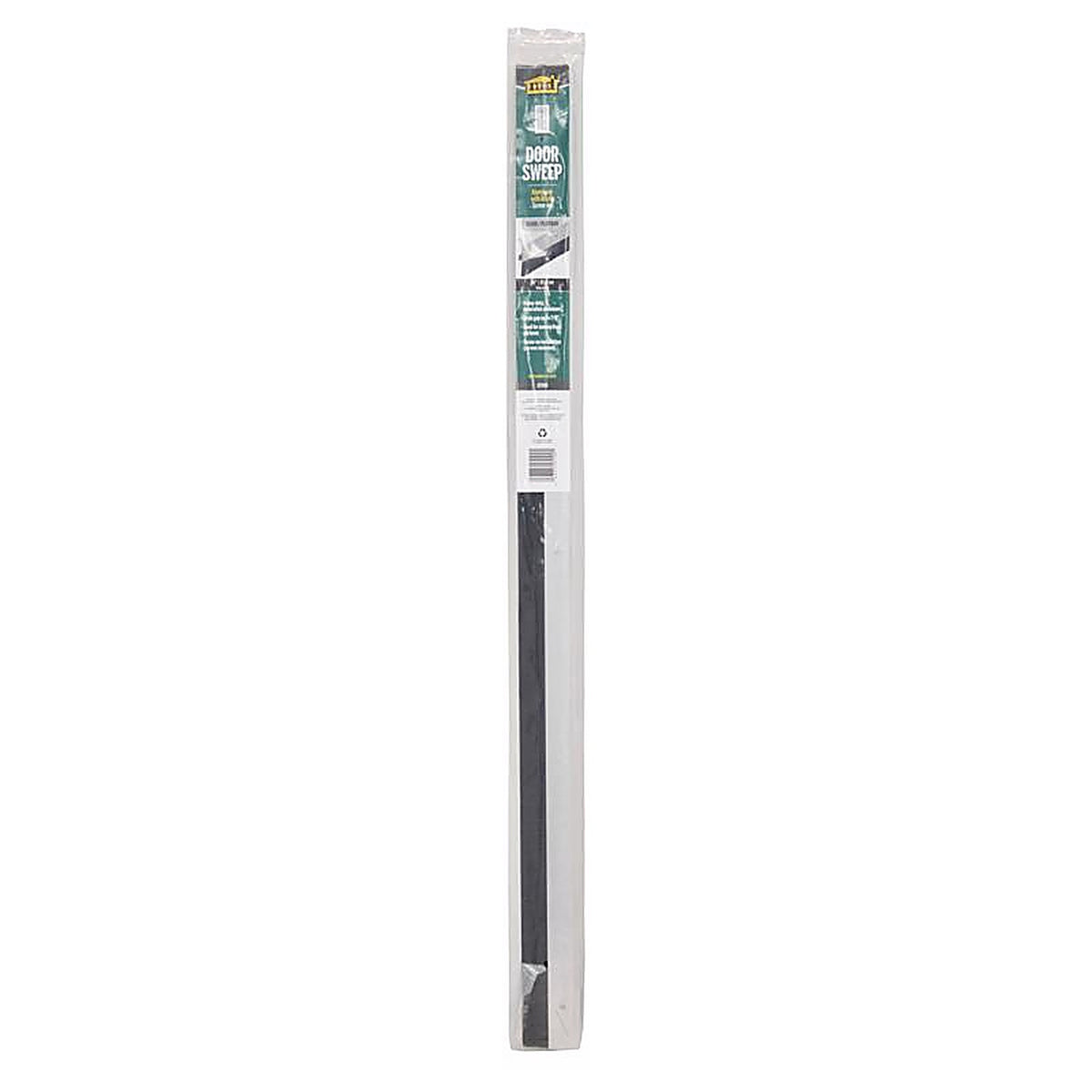 M-D 5100 Silver/Brown Vinyl Brush Sweep For Door Bottom 36 in. L x 2-1/4 in. thick