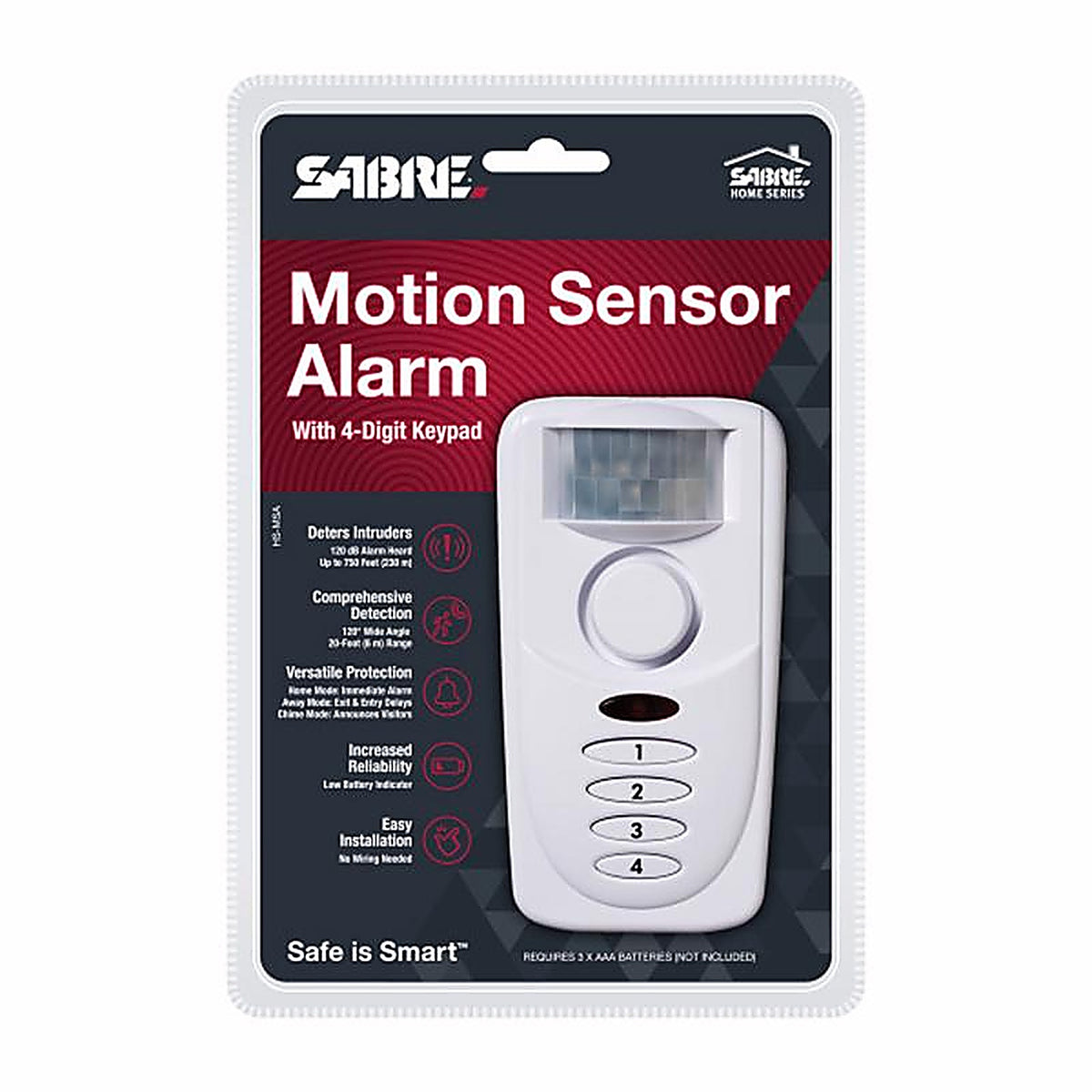 Sabre HS-MSA White Plastic Motion Sensor Alarm
