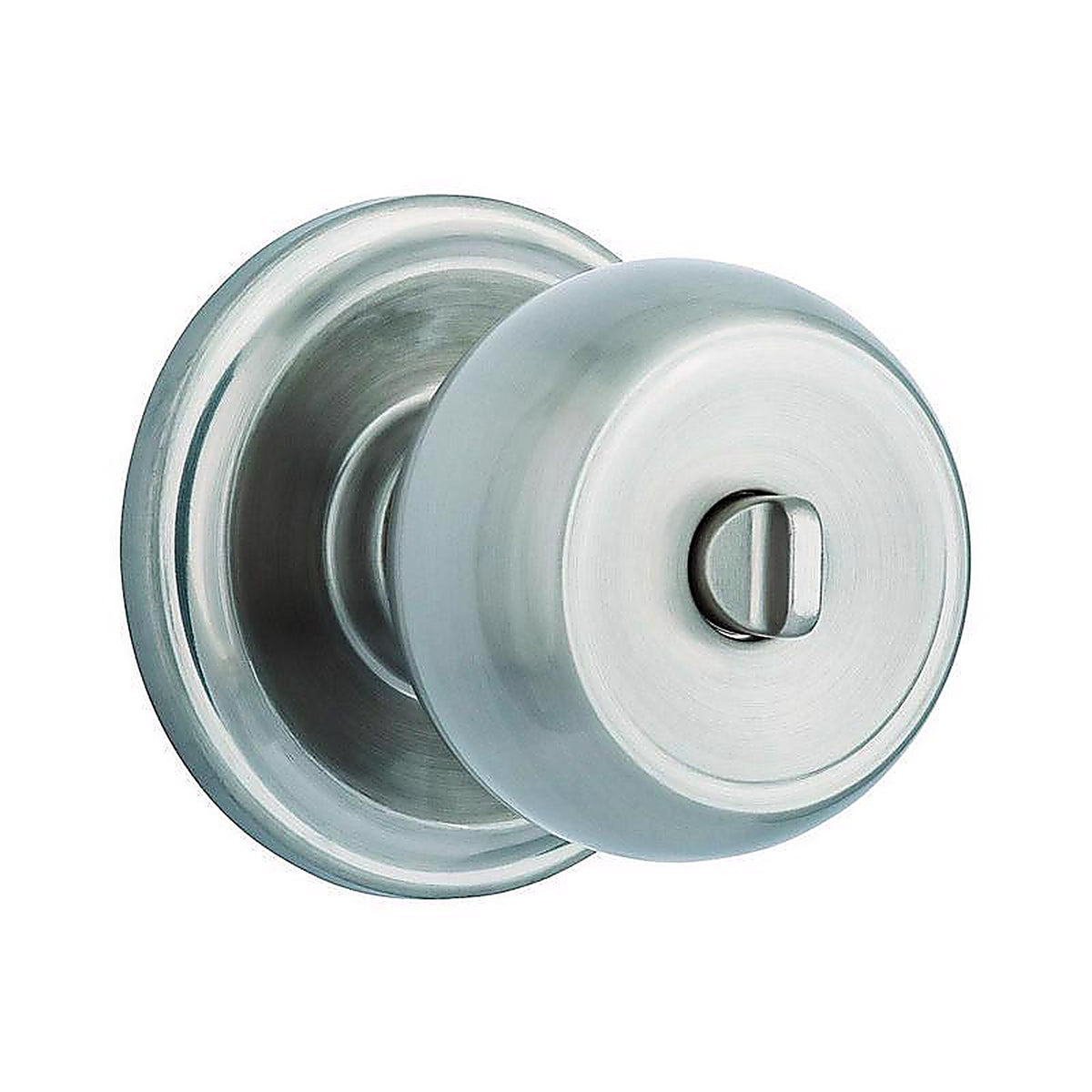 Brinks 23021-119 Push Pull Rotate Stafford Satin Nickel Single Cylinder Lock ANSI Grade 2 KW1 1.75 in.