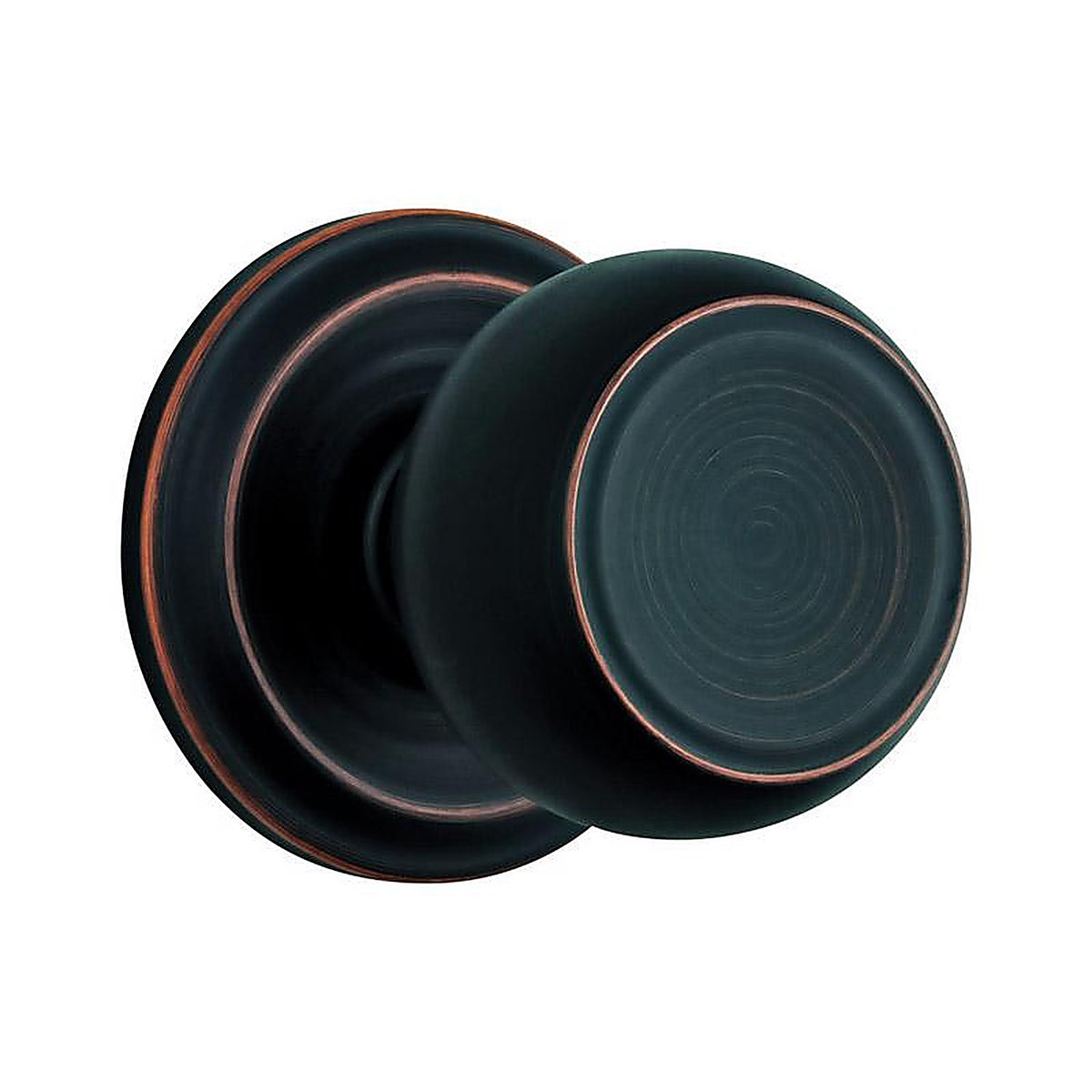 Brinks 23041-150 Push Pull Rotate Stafford Oil Rubbed Bronze Passage Knob ANSI Grade 2 KW1 1.75 in.