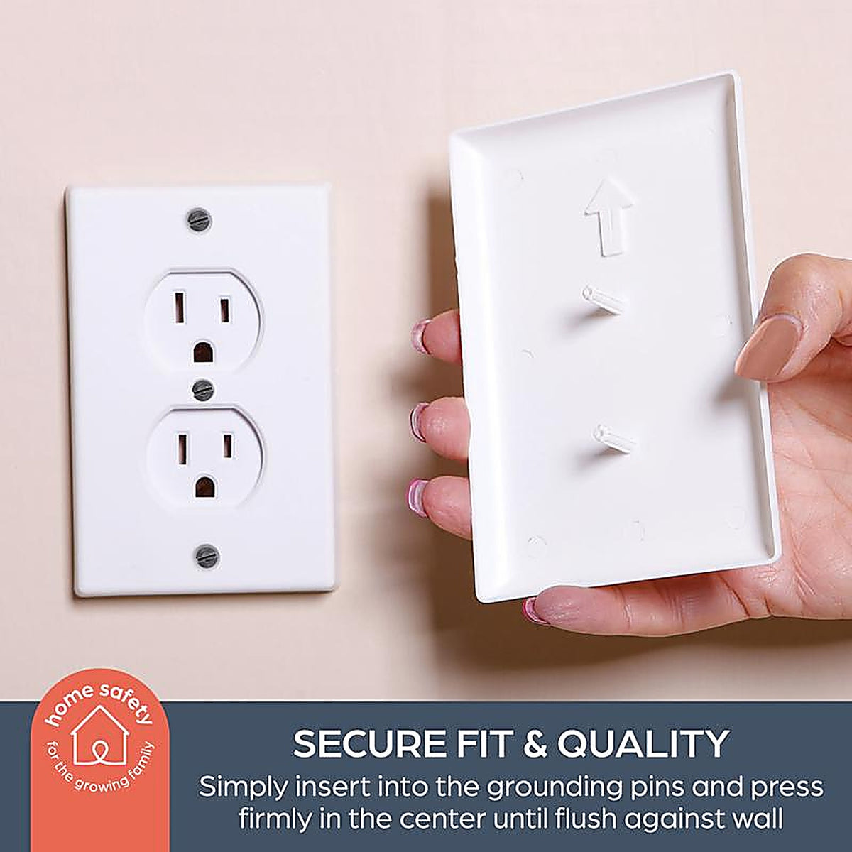Dreambaby L1031 CoverPlug White Plastic Outlet Cover 2/Pack