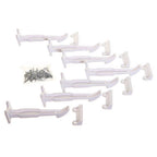 Dreambaby L1404A White Plastic Cabinet Catches 7/Pack