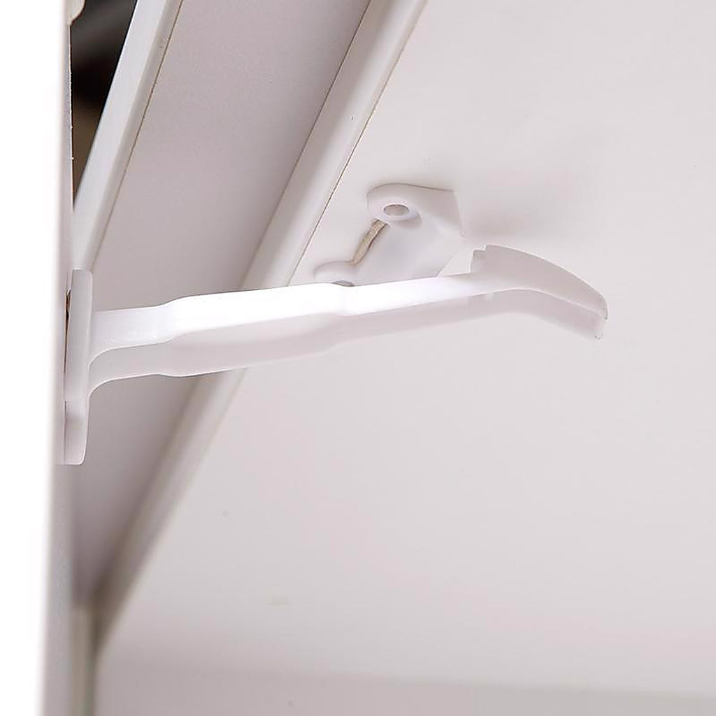 Dreambaby L1404A White Plastic Cabinet Catches 7/Pack