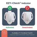 Dreambaby L855A Adhesive Mag Lock White Plastic Adhesive Magnetic Cabinet Locks 5/Pack