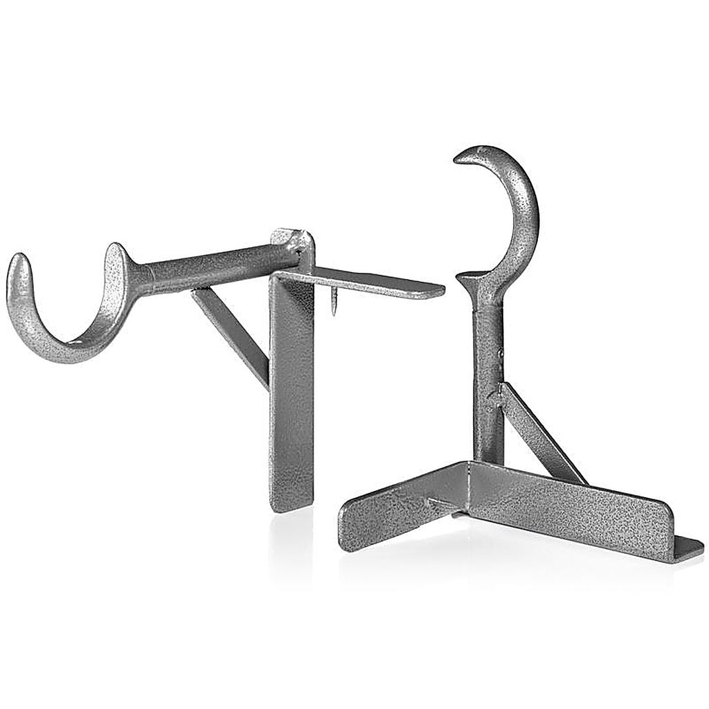 Tap Bracket TBSILV-MC6 Silver Steel Curtain Bracket 30 lb.