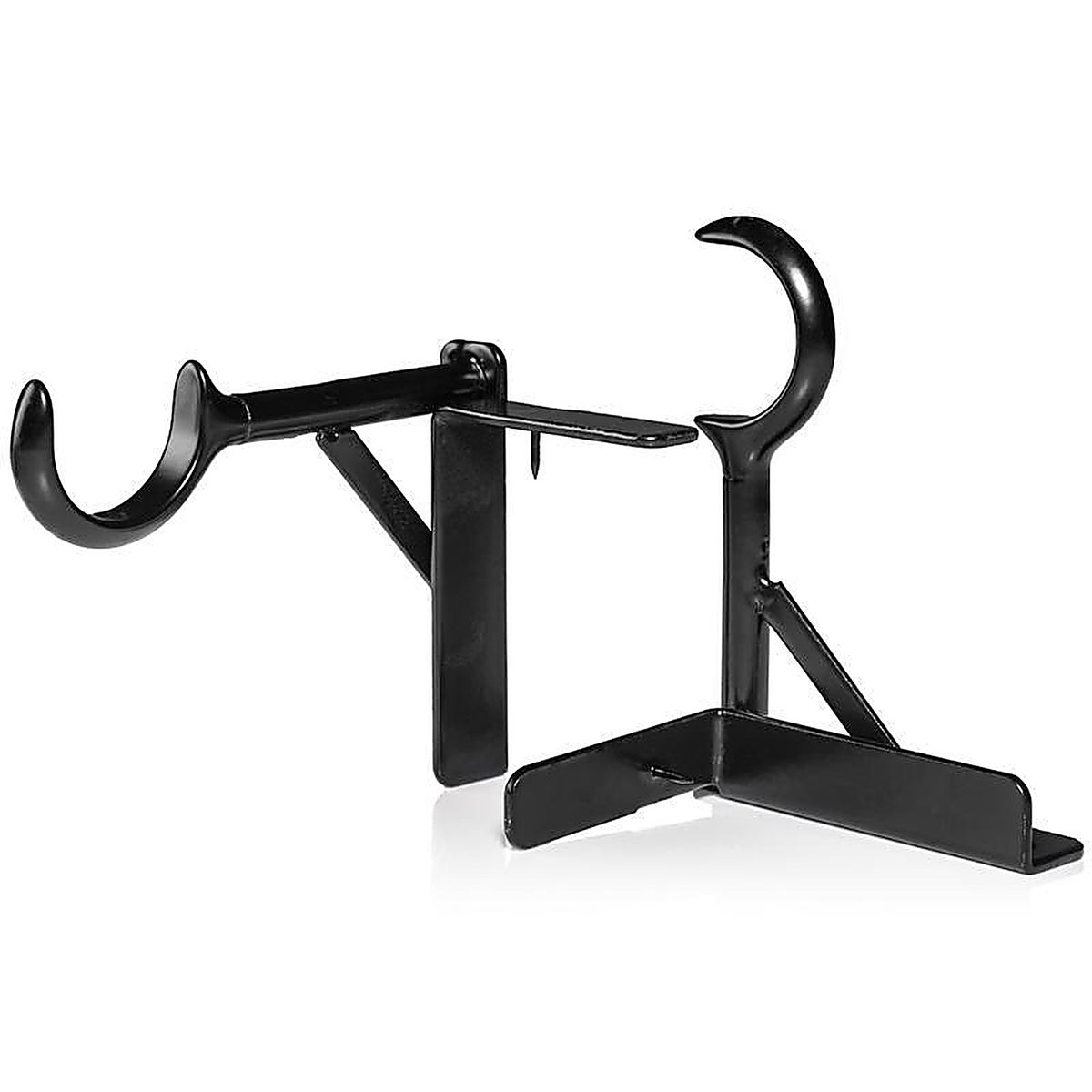 Tap Bracket TBBLACK-MC6 Black Steel Curtain Bracket 30 lb.