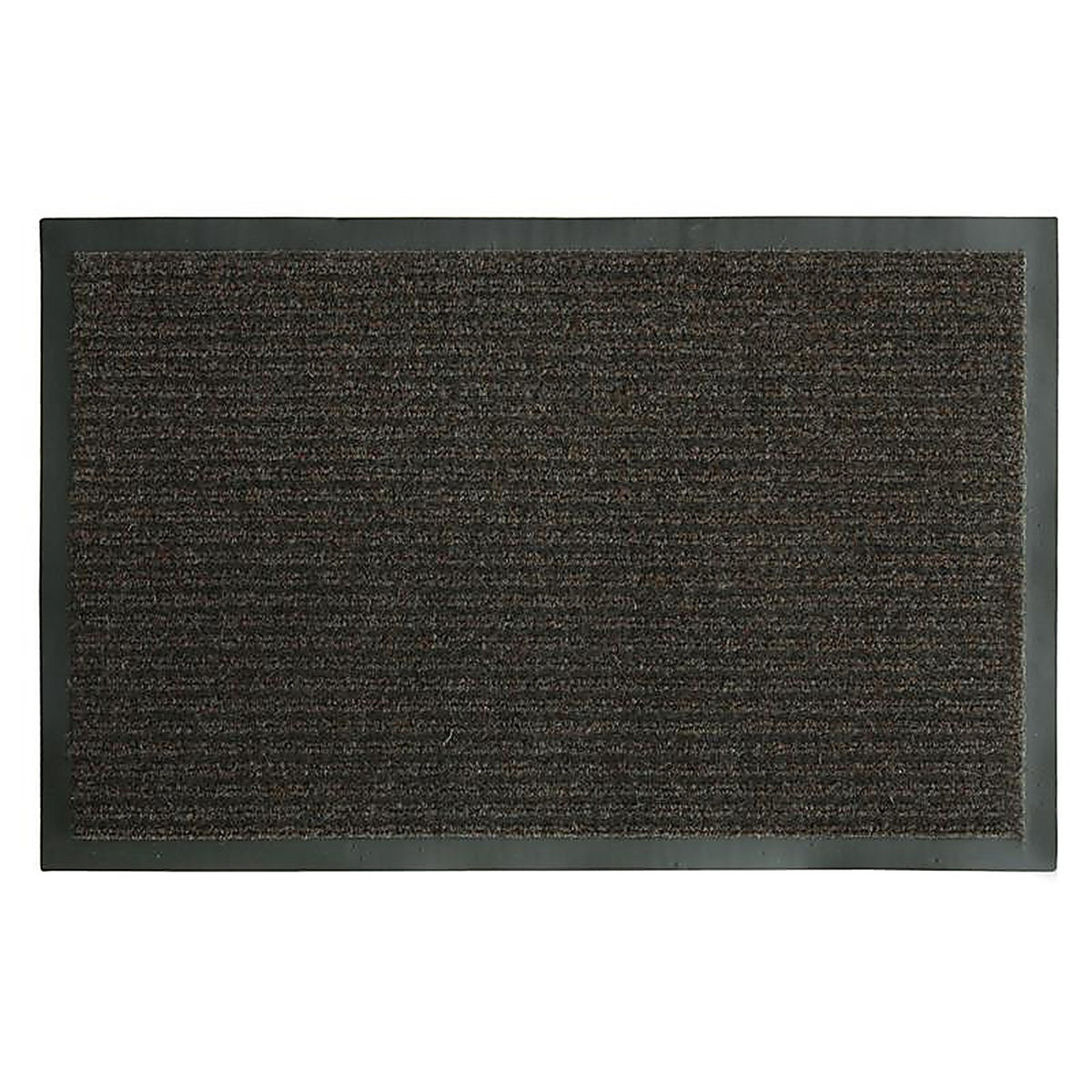 Fanmats 27392 28 in. L x 18 in. W Brown Ribbed Nonslip Utility Mat