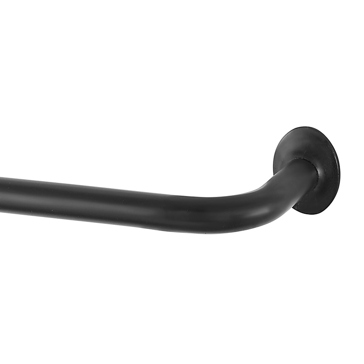 Kenney SN79230V1 Sun Zero Black Room Darkening Curtain Rod 28 in. L x 48 in. L