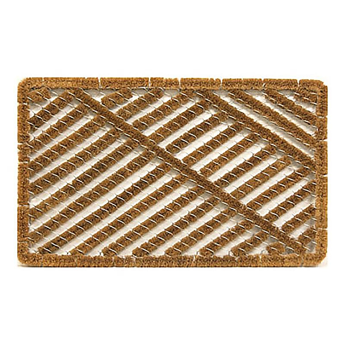 Sports Licensing Solutions 58788 30 in. L x 18 in. W Brown Wire Brush Utility Mat