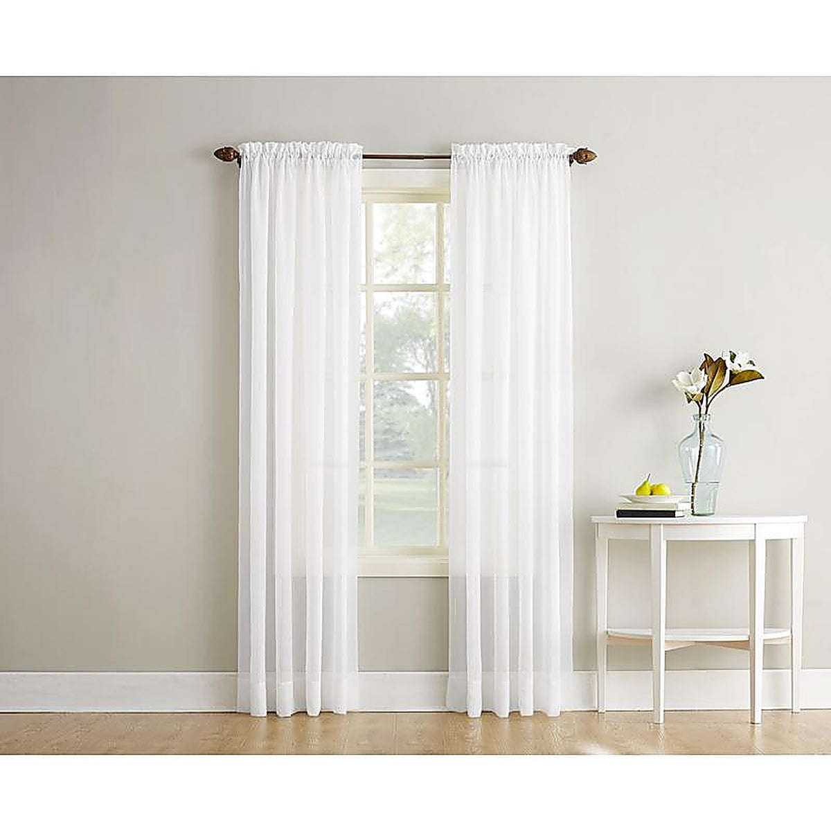Webster ACE-RENO84WHT No. 918 Reno White Curtains 102 in. W x 84 in. L