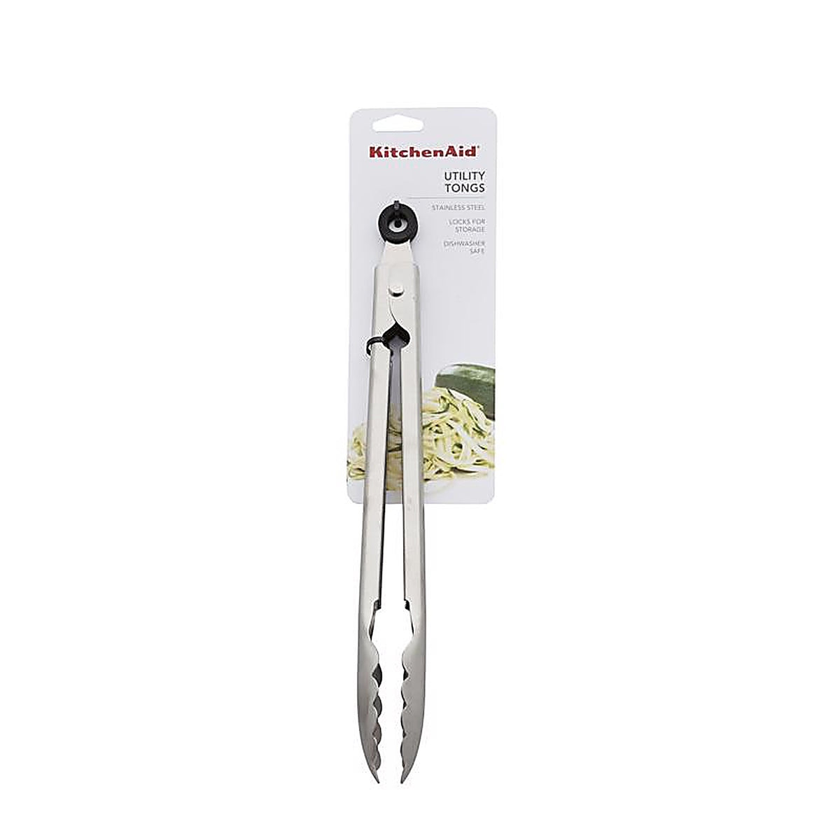 KitchenAid KO091OHSSA 10 in. L Silver Stainless Steel Stainless Tongs