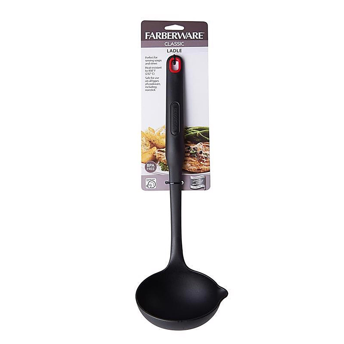 Farberware 5211663 Black Nylon/Plastic Ladle