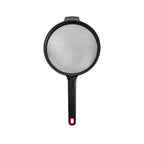 Farberware 5211600 13-1/2 in. L Black/Silver Plastic/Stainless Steel Strainer