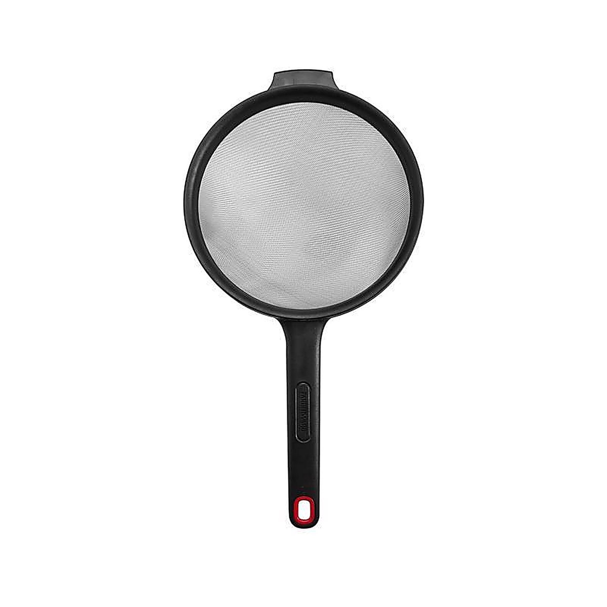 Farberware 5211600 13-1/2 in. L Black/Silver Plastic/Stainless Steel Strainer