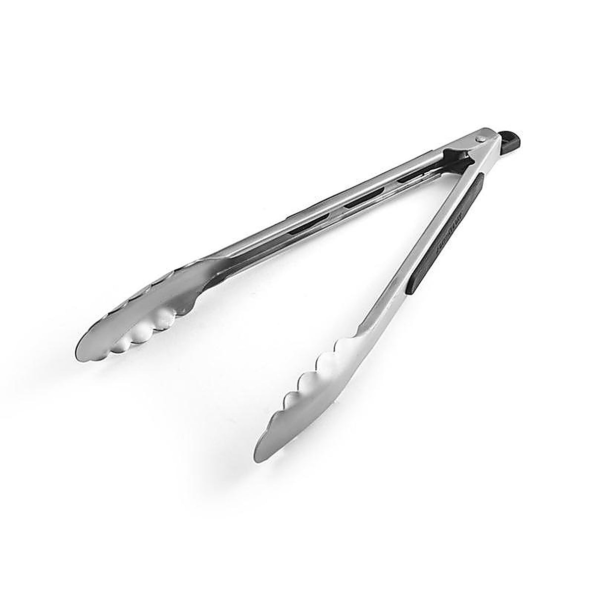 Farberware 5216095 12 in. L Silver Silicone/Stainless Steel Tongs
