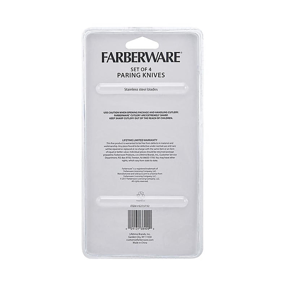 Farberware 5215732 3 in. L Stainless Steel Paring Knife Set 4/pc.