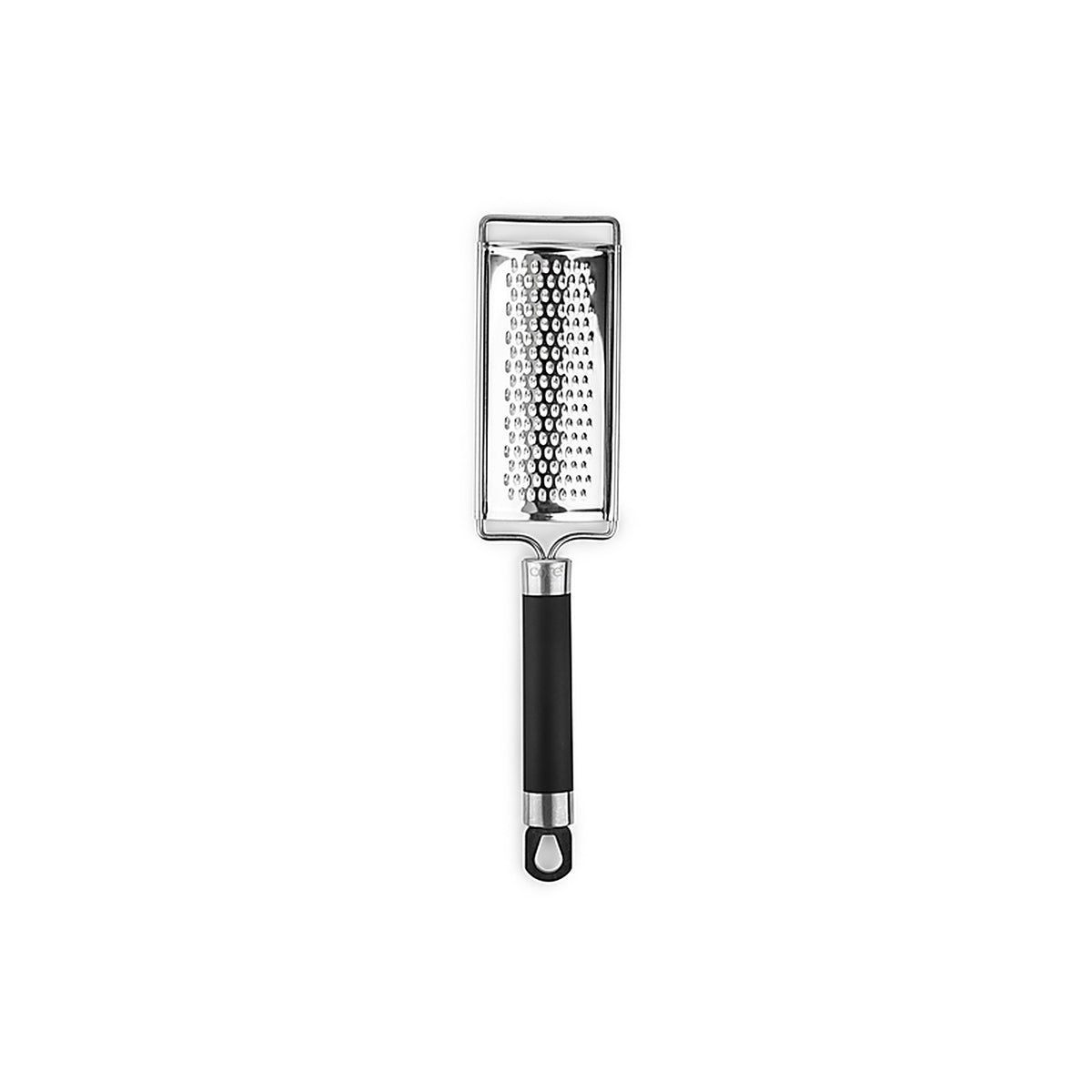 Core Kitchen AC29836 2.75 in. W x 12.99 in. L Black/Silver Stainless Steel/TPR Grater L-12.99 W-2.75 H-0.59