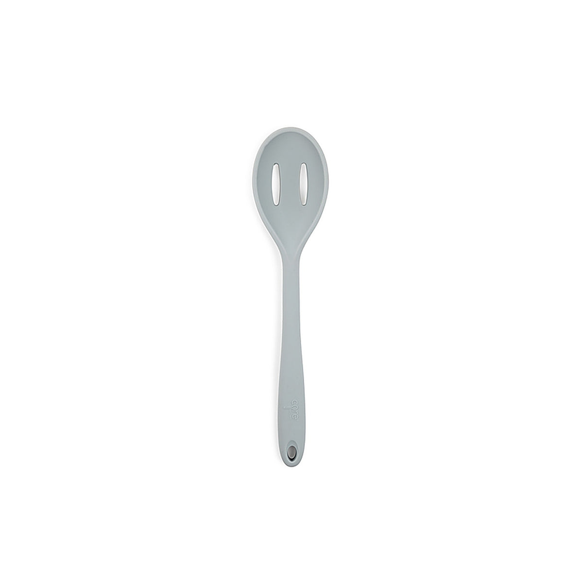 Core Kitchen AC29900 3 in. W x 10.2 in. L Gray Silicone Slotted Serving Spoon L-10.83 W-2.36 H-0.79
