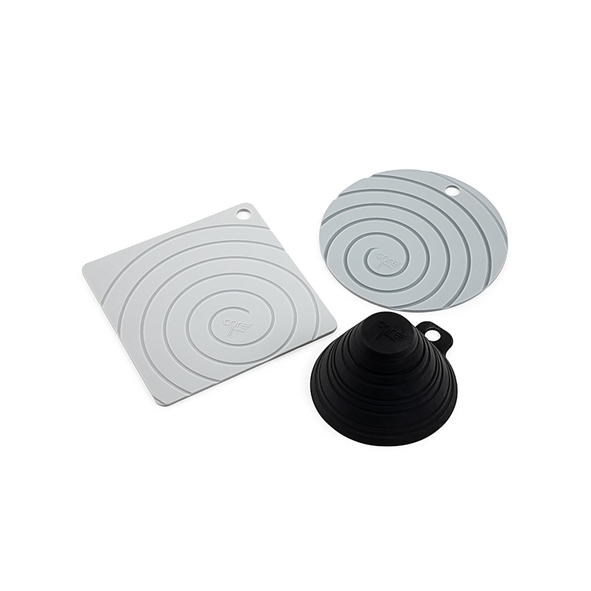 Core Kitchen AC29919 4.88 in. W x 9.06 in. L Assorted Silicone Jar Grip Set L-9.06 W-4.88 H-0.51