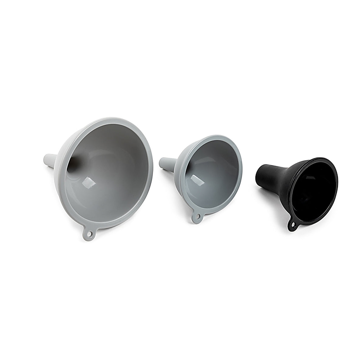 Core Kitchen AC29910 4.49 in. W x 5.01 in. L Assorted Silicone Funnel Set L-5.01 W-4.49 H-4.49