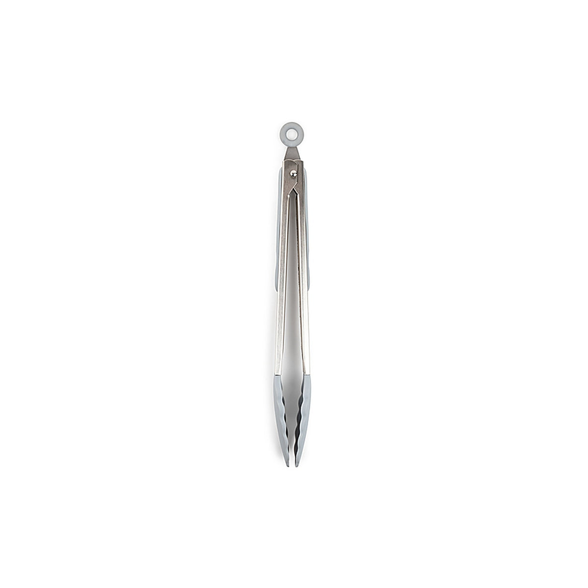 Core Kitchen AC29911 1.38 in. W x 13.5 in. L Silver Silicone Locking Tong L-13.58 W-1.38 H-1.47