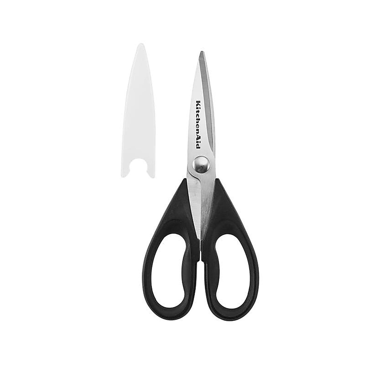 KitchenAid KE351OHOBA 4.5 in. L Plastic/Stainless Steel Kitchen Shears 1/pc.