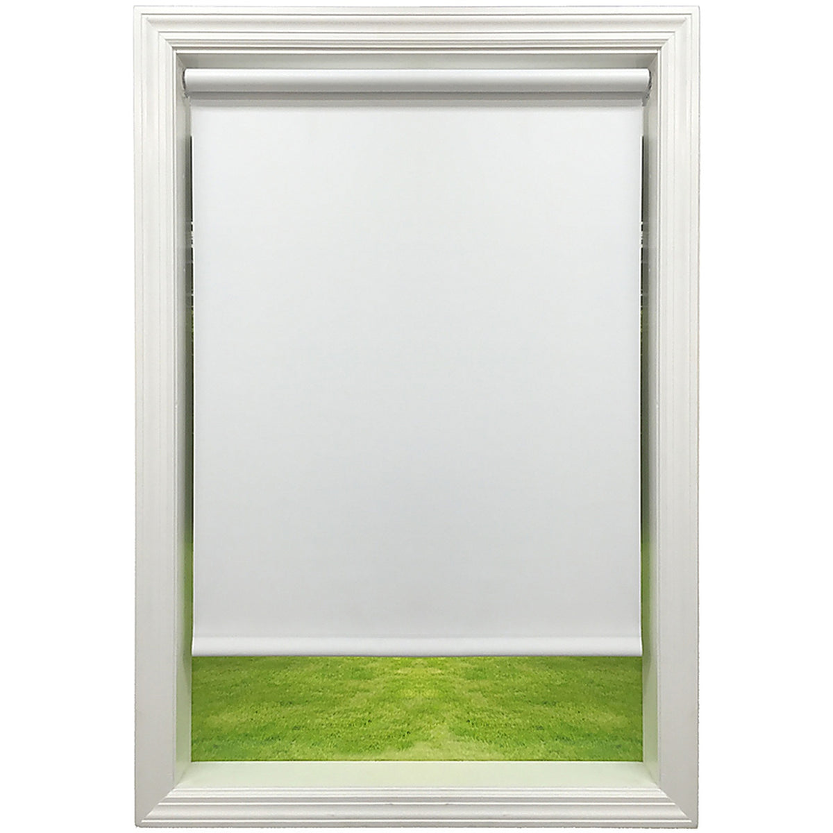 Friedland LIN3W Linen White Light Filtering Window Shade 37 in. W x 72 in. L