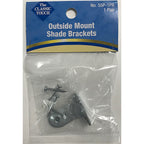 Friedland 55P-1PR Silver Outside Mount Roller Shade Bracket
