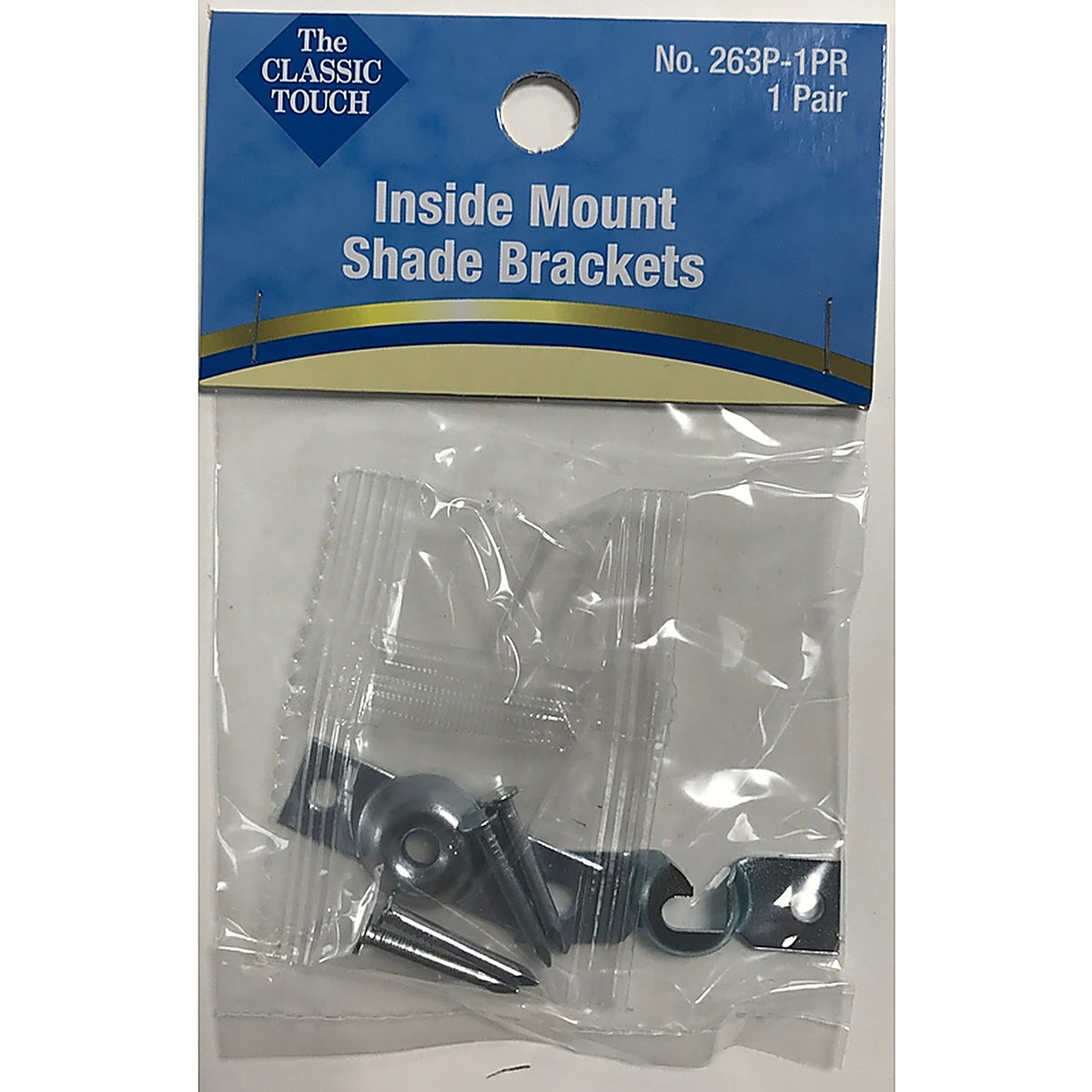 Friedland 263P-1PR Silver Inside Mount Roller Shade Bracket