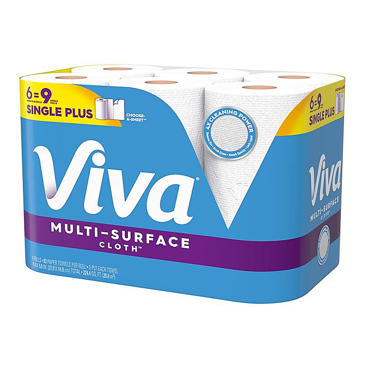 Kimberly-Clark 49413 Multi-Surface Cloth Paper Towels 83 sheet 2 ply 6/Pack