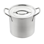 McSunley 607 Stainless Steel Stock Pot 10 in. 12 qt. Silver