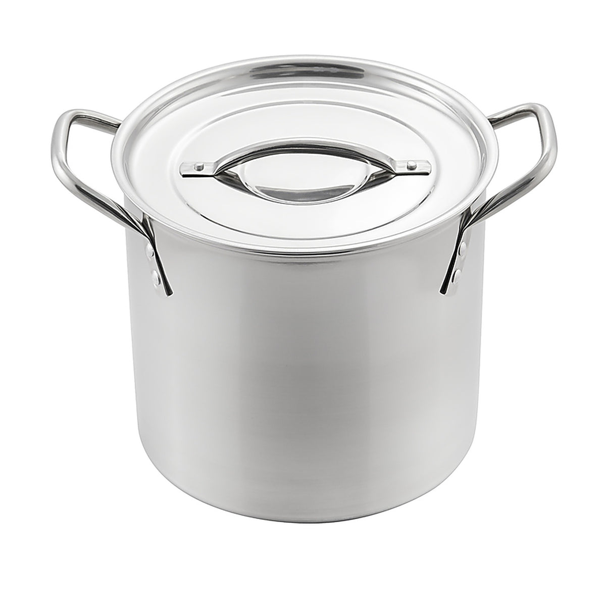 McSunley 606 Stainless Steel Stock Pot 9 in. 8 qt. Silver