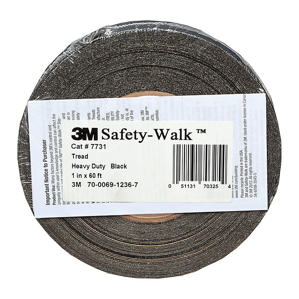 3M 7731 Safety-Walk Black Anti-Slip Tape 1 in. W x 60 ft. L 1/Pack