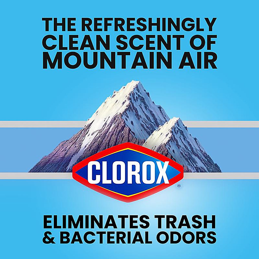 Glad 79310 ForceFlex 30 gal. Mountain Air Scent Trash Bags Drawstring 25/Pack