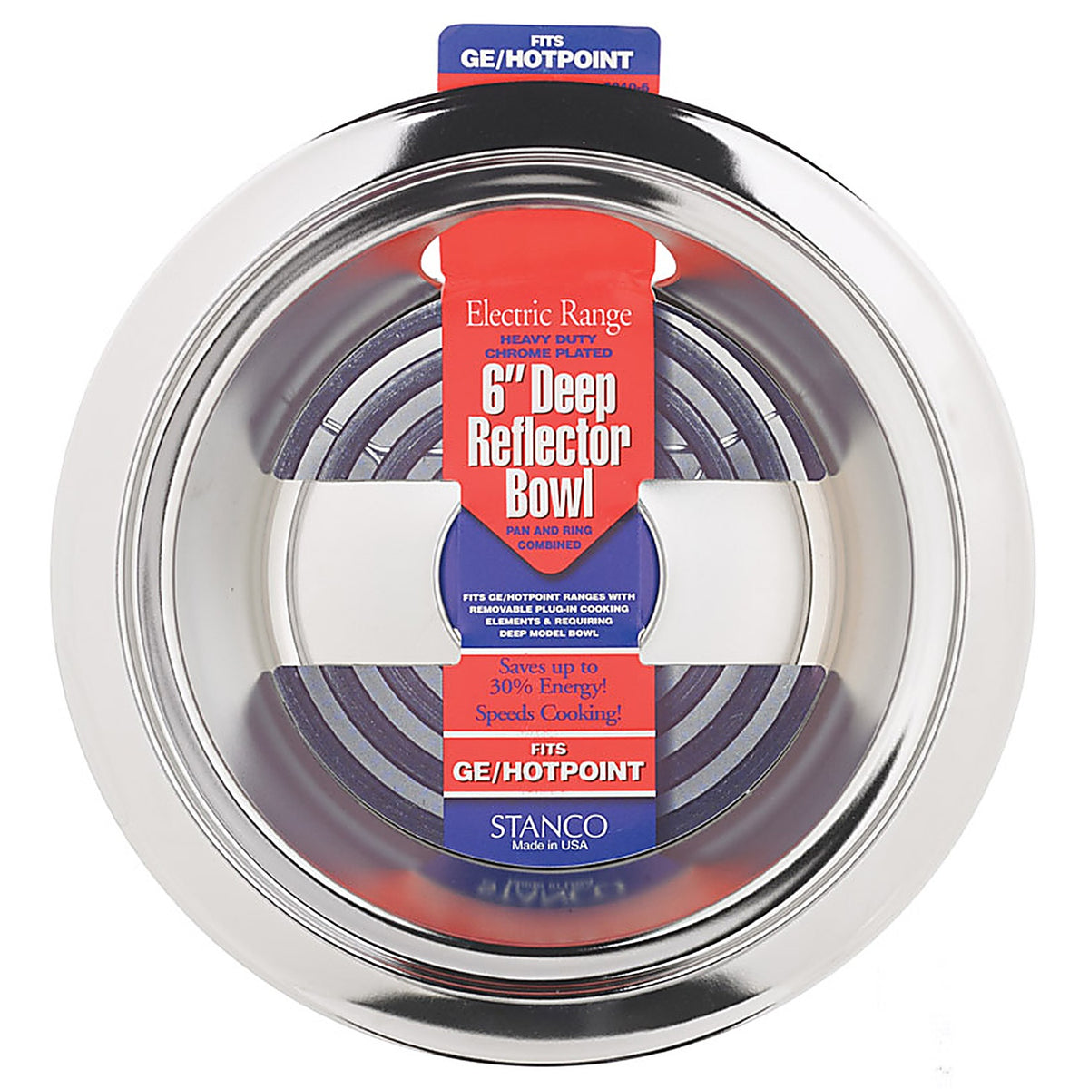 Stanco 5010-6 Steel Reflector Bowl 6 in. W