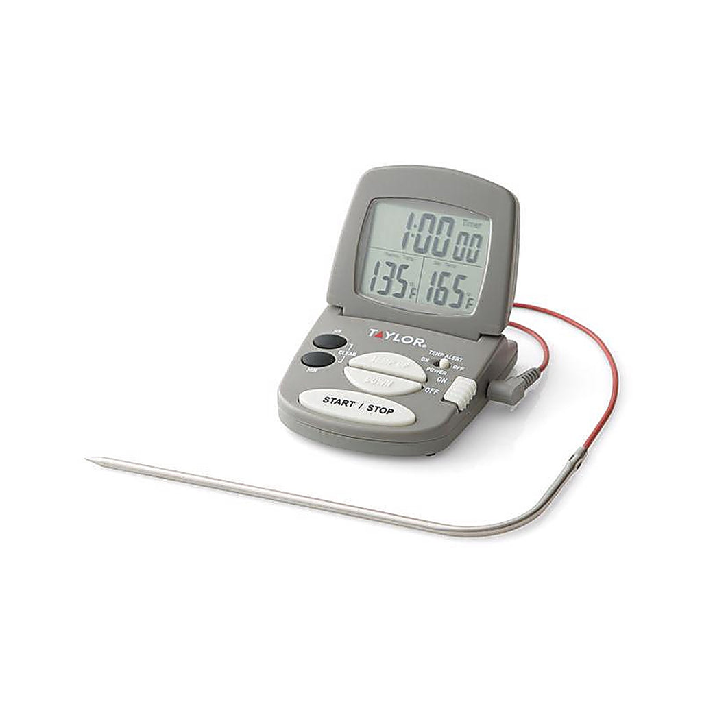 Taylor 1470N Instant Read Digital Probe Thermometer w/ Alarm & Timer