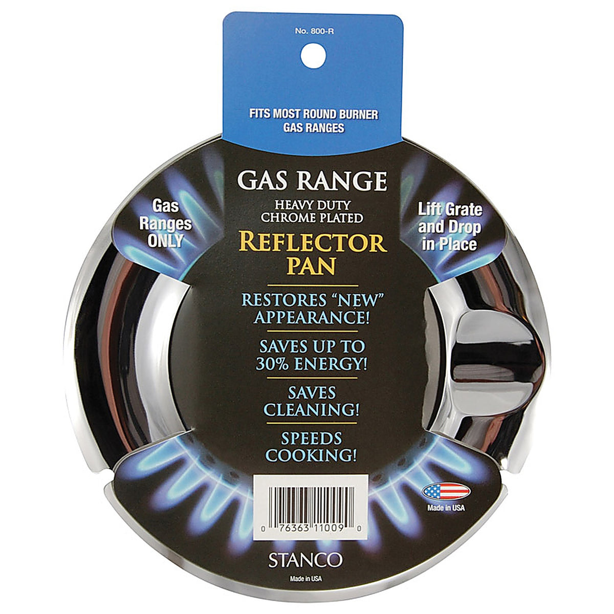 Stanco 800-R Steel Reflector Pan 7 in. W