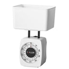 Taylor 37204014T White Analog Food Scale 1 lb.