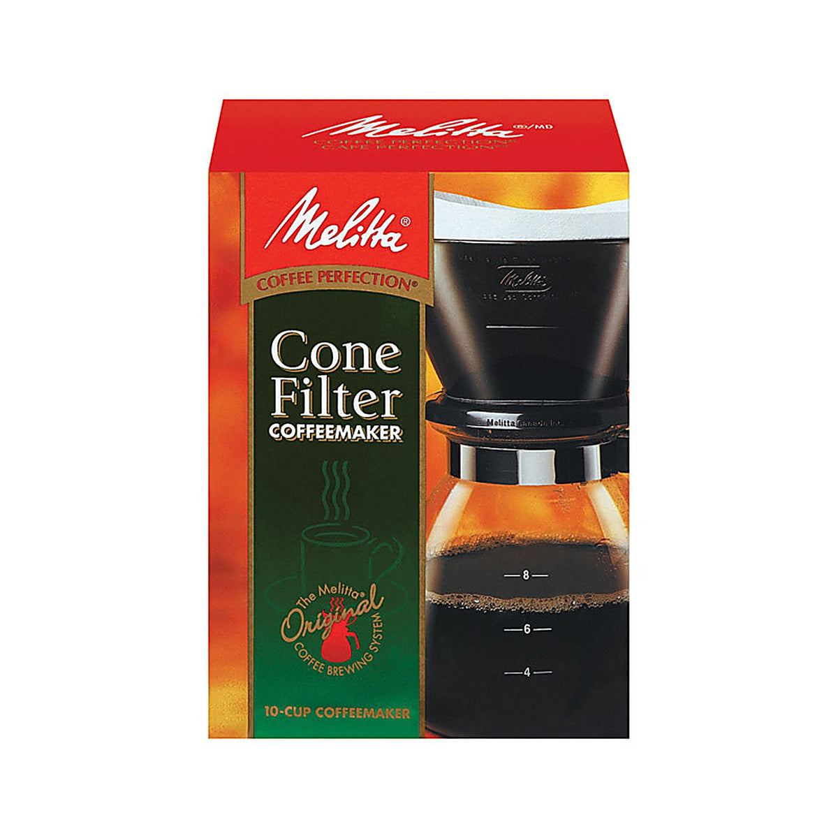 Melitta 640616 10 cups Black Pour-Over Coffee Brewer