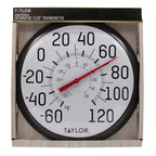 Taylor 6700N Decorative Dial Thermometer Plastic White