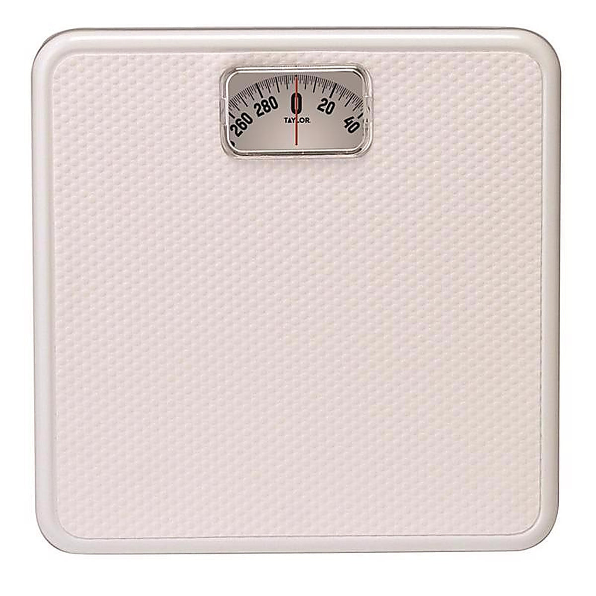 Taylor 20005014T 300 lb. Analog Bathroom Scale White
