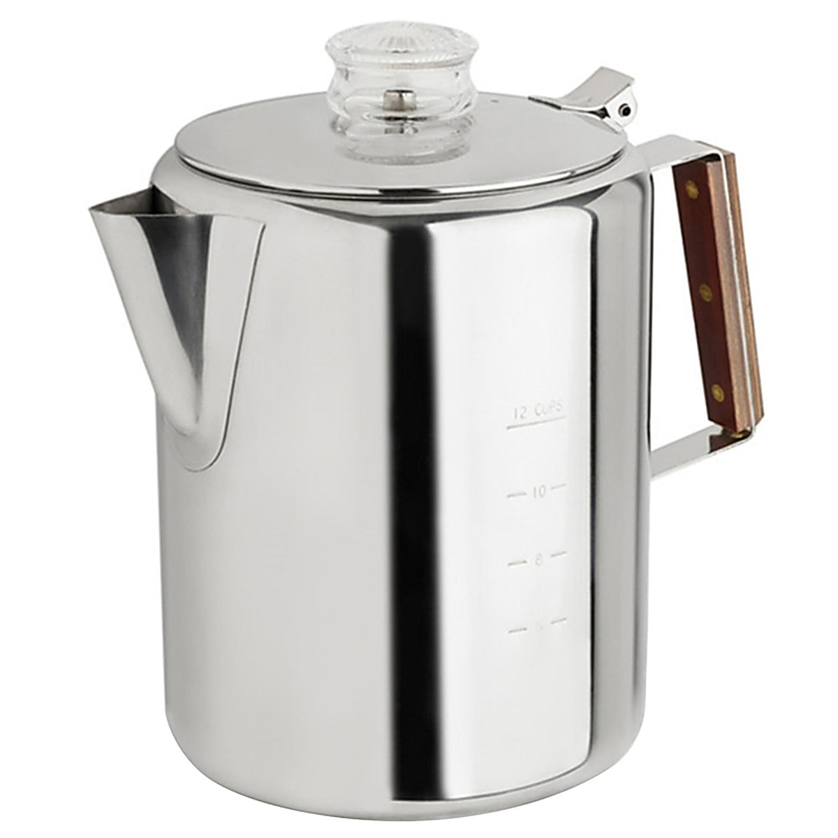 Tops 55705 Rapid Brew 12 cups Silver Stovetop Percolator