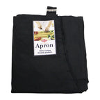 John Ritzenthaler 70414 RITZ Black Cotton Solid Apron