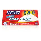 Hefty E84572 Strong 13 gal. Kitchen Trash Bags Drawstring 45/Pack