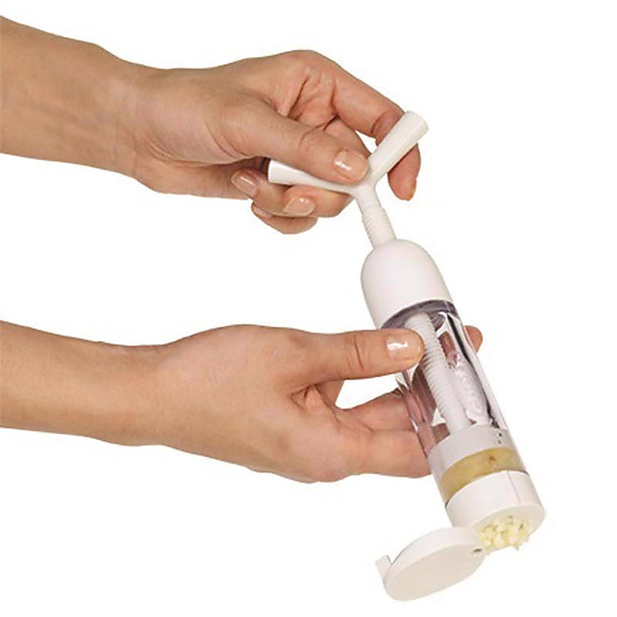 Chef'n 102-474-009 Chefn White Plastic Garlic Machine