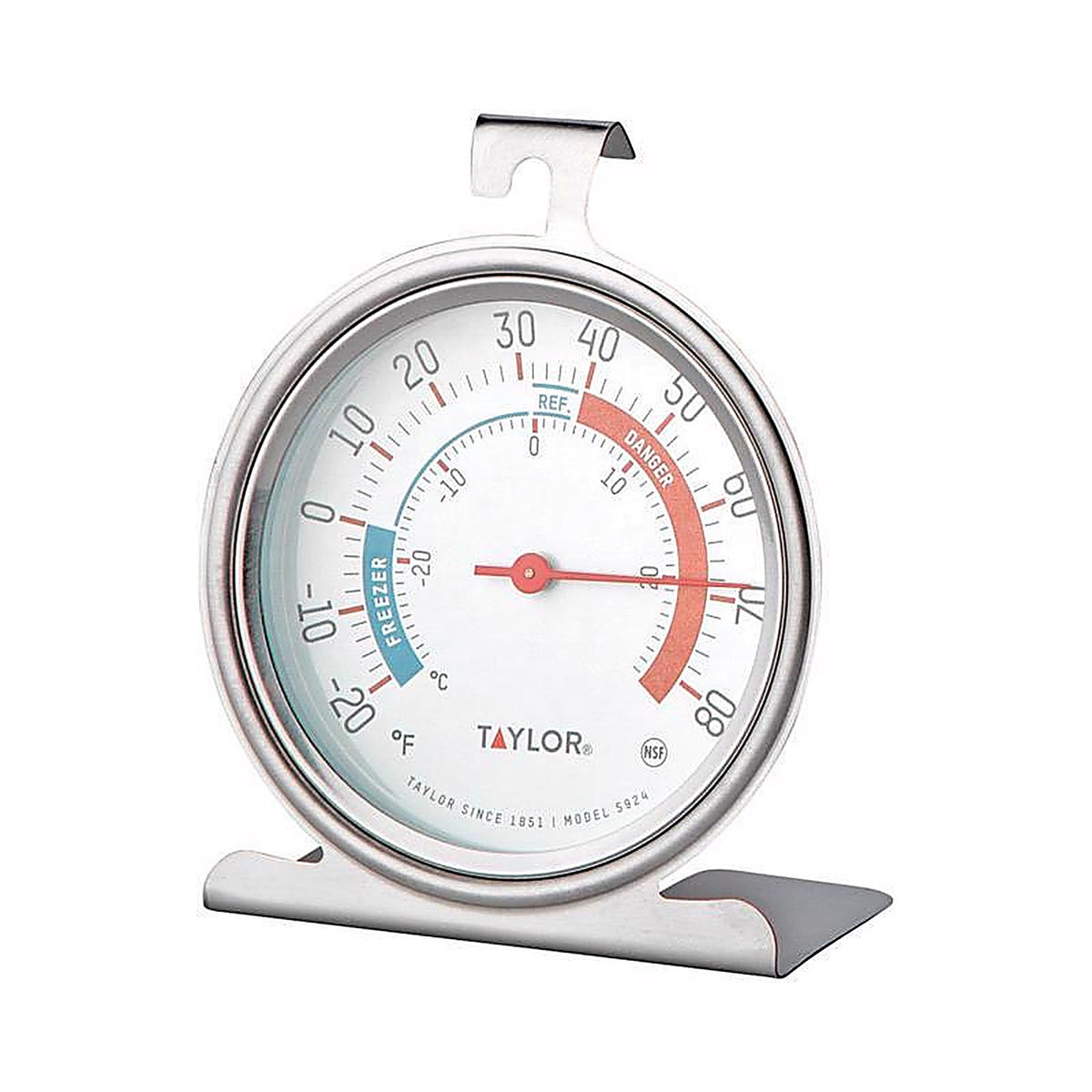 Taylor 5924 Instant Read Analog Freezer/Refrigerator Thermometer